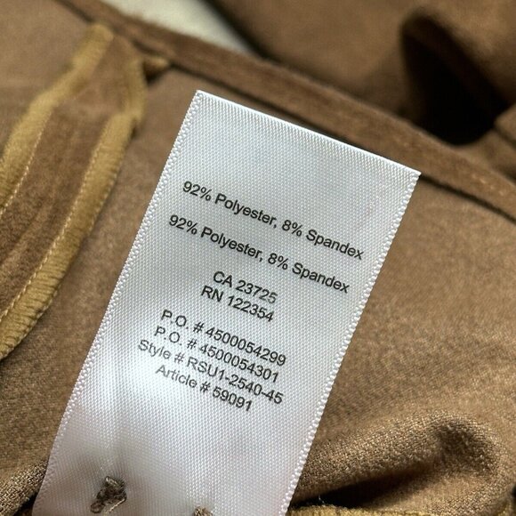 Babaton Shirt 4 Womens Aritzia Cowgirl Western Button Up Brown Suede Long Sleeve - Picture 7 of 7